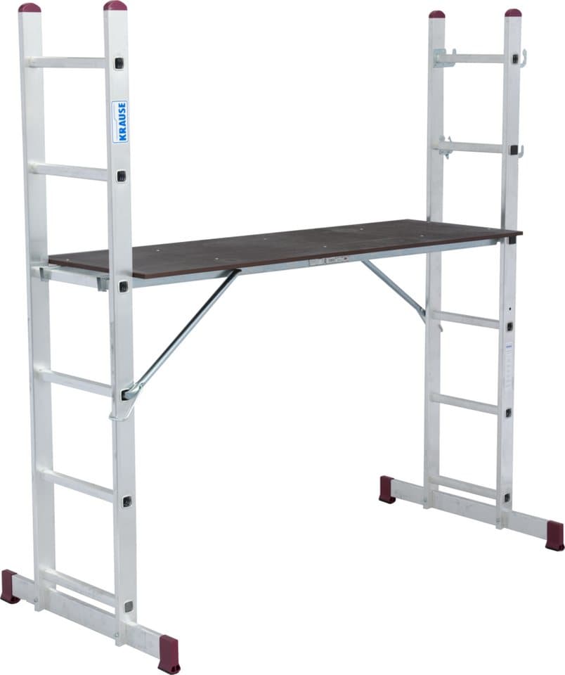 KRAUSE CORDA Arbeitsgerüst, vielseitig einsetzbar als Leitergerüst