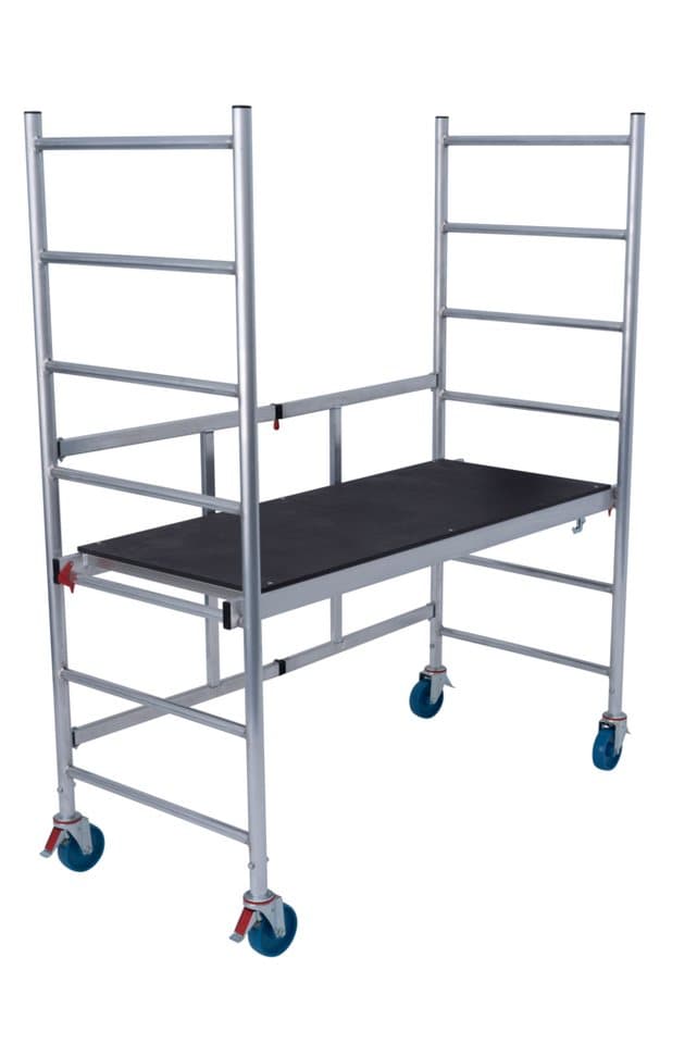 KRAUSE Klappgerüst MONTO Alu-FaltGerüst ProTec XS, 200 kg/m² belastbar, faltbar