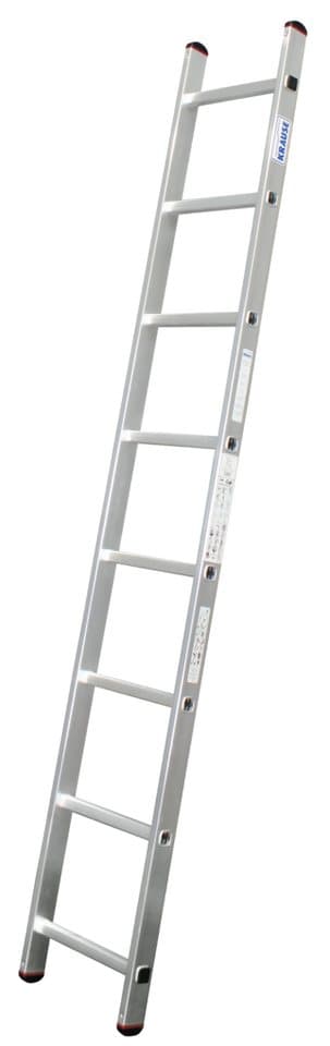 KRAUSE CORDA Anlegeleiter, 8 oder 10 Sprossen, bis 3,75 m Arbeitshöhe