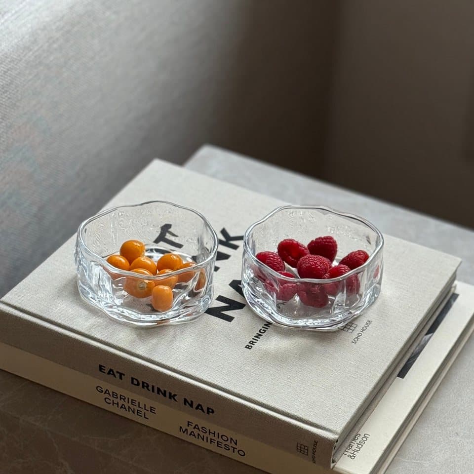 Zoha Snackschalen Set, Premiuglas Dipschalen für Nüsse und Desserts, 6-tlg, spülmaschinenfest