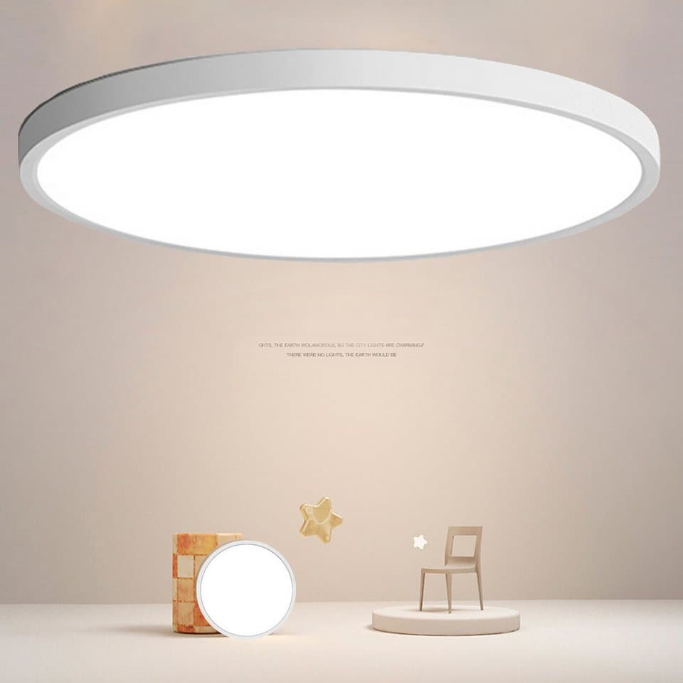 OYLCDI Deckenleuchte LED 30W, wasserdicht für Badezimmer und Küche, 6500K, fest integriert